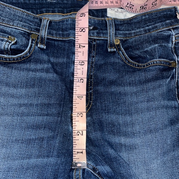 Rag and Bone Cate Mid Rise Skinny Jeans in Valley Line Wash size 27 - Picture 7 of 11